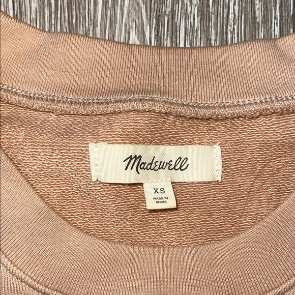 Madewell women’s tank Beige Crewneck Sweater sweatshirt pull over size xs - Picture 2 of 5